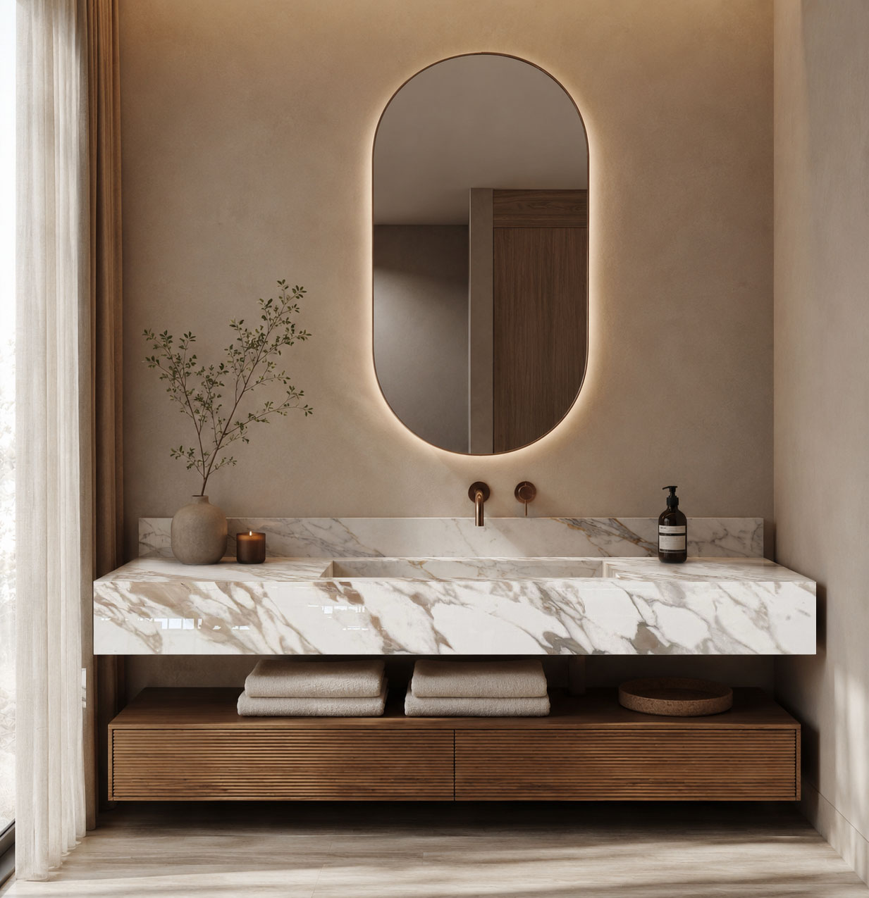 lavandino-calacatta vagli gold-pol